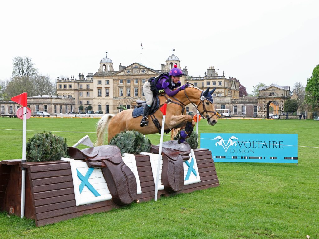 Jo and Jamesfield Abercrombie competing in the Grassroots Championship at Badminton International Horse Trials 2023. Photo Credit 1st Class Images.